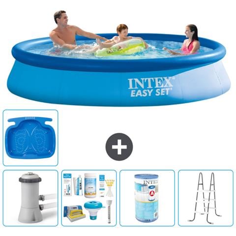 Piscina Fuori Terra - In Giro - 366x76 Cm - Blu - Include Accessori Coordinati A1024 - Foto 1