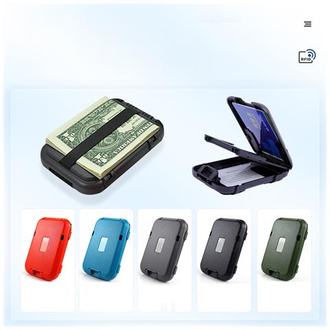 Porta Carte Di Credito In Metallo Con Blocco Rfid Gray - Foto 4