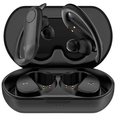 Auricolari Bluetooth Neri Sp33: Wireless, Con Cancellazione Del Rumore - Foto 1
