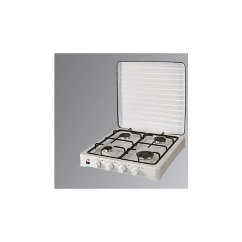 HG-400 piano cottura Bianco Superficie piana Gas 4 Fornello (i) - Foto 1