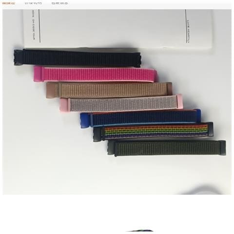 Cinturino In Nylon Compatibile Con Fitbit Charge5/6, Fascia Da Braccio Con Chiusura A Strappo, Resistente All'acqua E Traspirante, Colore Blu Scuro Blue - Foto 4