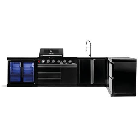 Cucina Da Esterno ® Blackback Xl3, Barbecue A Gas Con Doppio Frigorifero - Foto 1