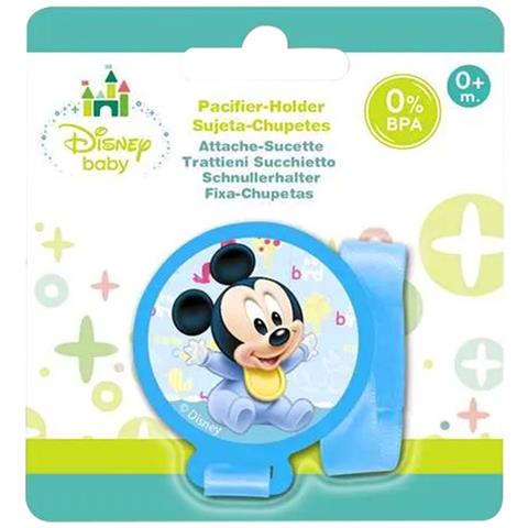 Portaciuccio Con Clip Di Sicurezza E Nastro Pratico Per Neonati, Blu - Foto 4