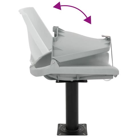 Sedile per Barca con Supporto Girevole 360° - Foto 9