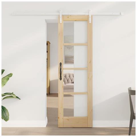 Porta scorrevole ORKDAL Marrone 61 x 198.5 cm - Foto 2