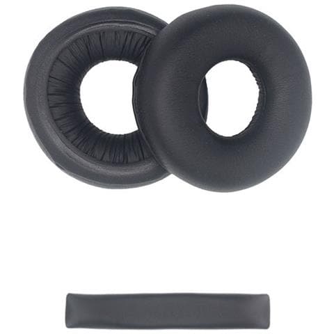 Cuscinetti Auricolari E Archetto Di Ricambio In Pelle Proteica Compatibili Con Cuffie Sony Wh-ch520 Black - Foto 2