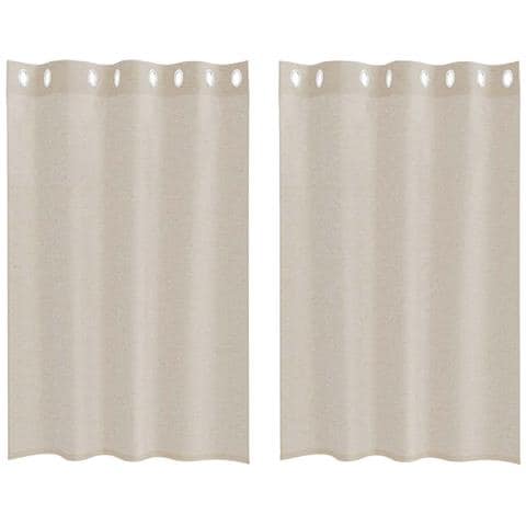 Tende con tende 2 pcs Sabbia Poliestere - Foto 1