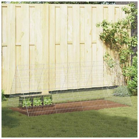 Gabbia per Conigli Argento 215 x 100 x 85 cm Acciaio zincato - Foto 2