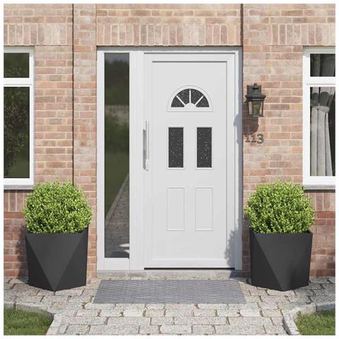 Fioriera 2 pcs Nero 50 x 50 x 50 cm Acciaio - Foto 2