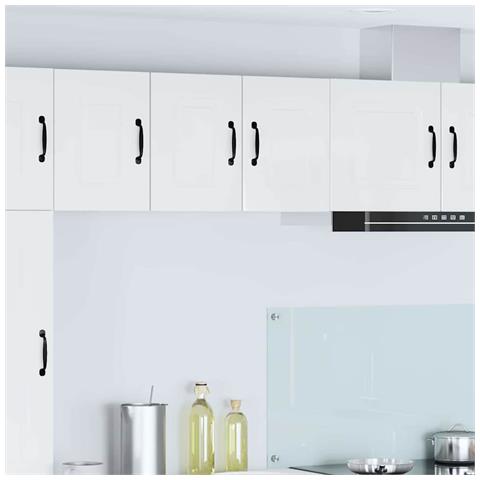 Pensile cucina Bianco Lucido 30 x 31 x 40 cm Legno multistrato - Foto 2