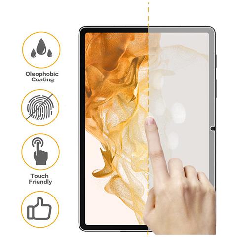 Protezione Schermo In Vetro Temperato Compatibile Con Samsung Tab S7 Fe 12.4"" - Alta Definizione E Anti-impronta   Samsung Tab S7 Fe 12,4 Pollici (t730) - Foto 2