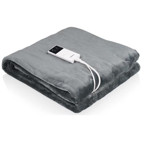 Coperta Elettrica - Pile 160 X 130cm - Lavabile In Lavatrice - Temperatura Regolabile - Telecomando Removibile - Foto 1