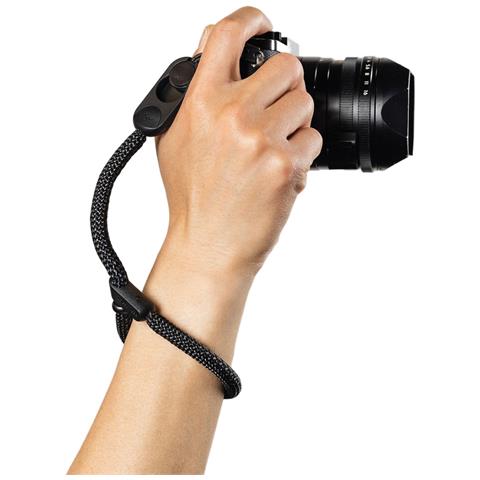 Cuff tracolla Fotocamera Corda Nero - Foto 2