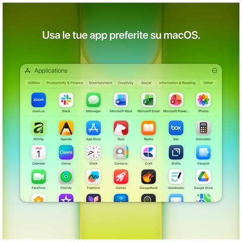 MacBook Neo 13"A18 Pro chip 6-core CPU 5-core GPU 8GB 512GB SSD Touch ID - Giallo agrume - Foto 2