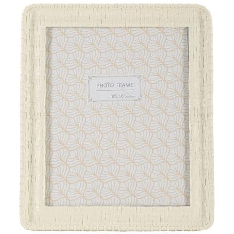 Cornice Portafoto Bamboo Style In Resina Crema 20x25 - Foto 2