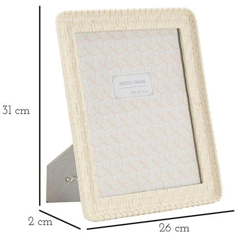 Cornice Portafoto Bamboo Style In Resina Crema 20x25 - Foto 6