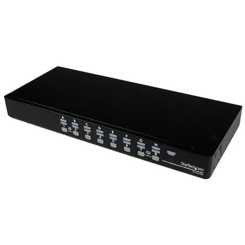 Switch KVM USB 16 porte, montabile a rack 1U, con OSD - Foto 1
