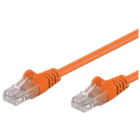 ICOC CCA6U-010-OR - Cavo di rete Patch CCA Cat. 6 Arancio UTP 1 m - Foto 1