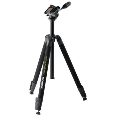 Treppiede con Testa a 3 Movimenti Altezza Max 178.5 cm Nero 52481-EU - Foto 1