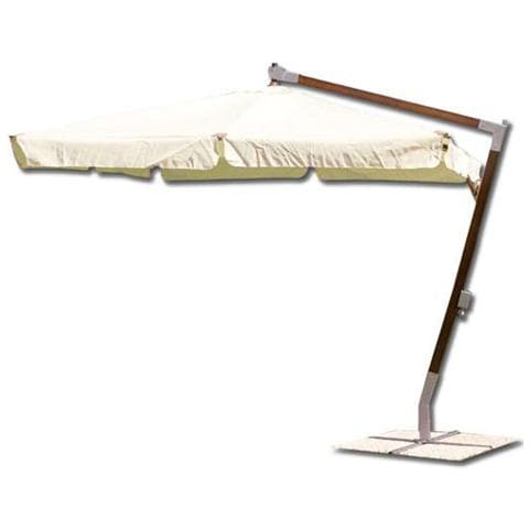 Ombrellone da giardino in legno decentrato cm 300x300 - Foto 1