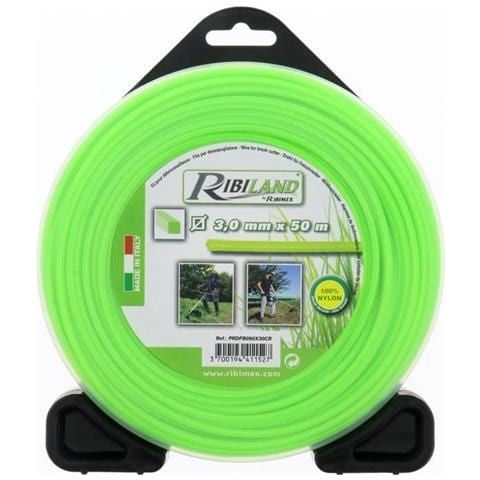 Filo Per Decespugliatore Ribimex - Nylon Alta Densità, Ø 3 Mm, 50 M, 450 G, Per Uso Intensivo - Foto 5