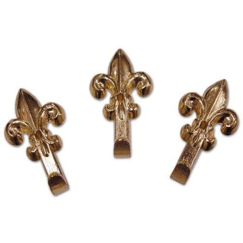 Gancio Ganci Per Quadri Mod. Giglio Tipo Piccolo 33x18 Mm Colore Oro Bl. 5 Pz - Foto 1
