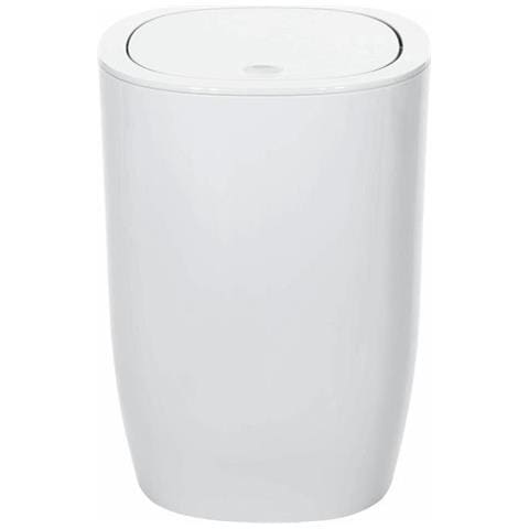 Contenitore Portarifiuti In Polystirene Bianco Lucido D. 17x25 Cm - Pure 10.18253 - Foto 2