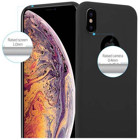 Custodia Compatibile Con Apple Iphone Xs Max In Candy Nero - Coperchio Protettivo In Silicone Tpu Flessibile - Foto 11