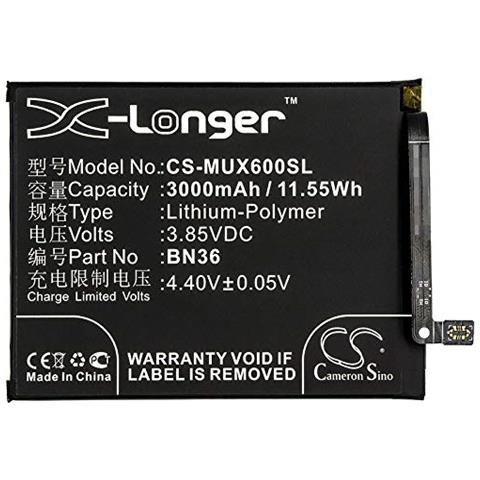 Batteria Di Ricambio For Xiaomi - Mobile, Smartphone Battery - M1804d2sc, M1804d2se, M1804d2sg, M1804d2st, Mi 6x, Mi 6x Dual Sim, Mi 6x Dual Sim Td-lte, Mi A2, Mi A2 Dual Sim Global, Wayne - Foto 3