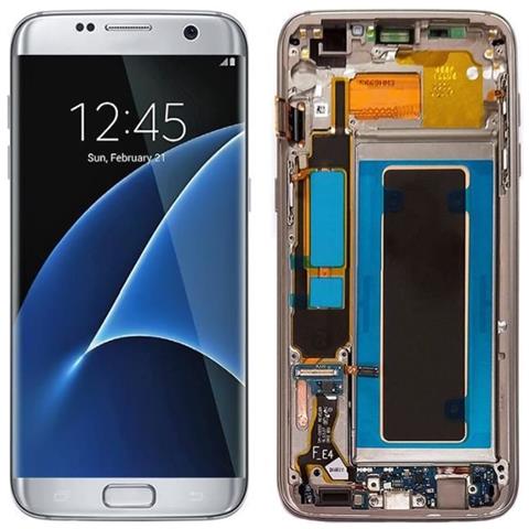 Galaxy S7 Argento Bordo G935f Full Screen Pronto Per Essere Installato - Foto 1