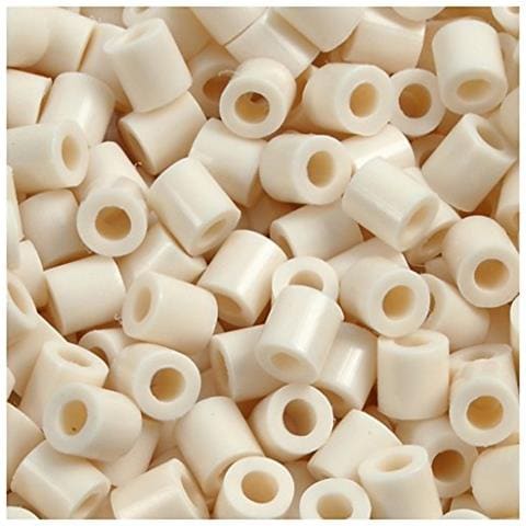 Perline Fusibili, Dimensioni 5 X 5 Mm, Dimensione Foro 2,5 Mm, Beige Chiaro (12), Medio, 6000 Pezzi. - Foto 3