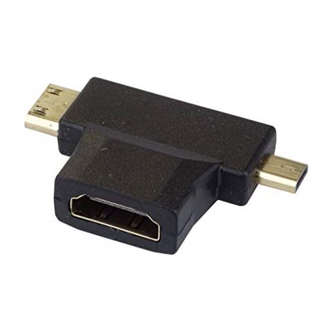 Premiumcord Adattatore Da Hdmi A Mini Hdmi Hdmi Femmina E Hdmidoratoda Micro Ha Hdmi Mini Micro Hdmi Maschio E Maschioper Full Hd 1080p3dcolore Nero - Foto 2
