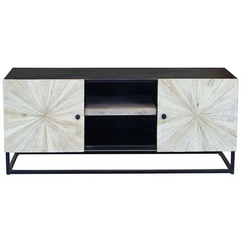 Spiral - Porta Tv Legno E Ferro - Foto 2