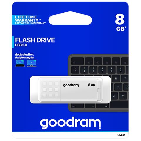 Ume2 Ume2-0080w0r11 Chiavetta Usb (8 Gb; Usb 2.0; Bianca) - Foto 1