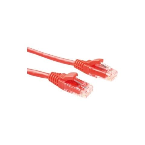 Cavo Rete - Categoria 5e - for Dispositivo di rete - 5 m - 1 x RJ-45 Maschio Rete - 1 x RJ-45 Maschio Rete - Cavo patch - Rosso - Foto 1