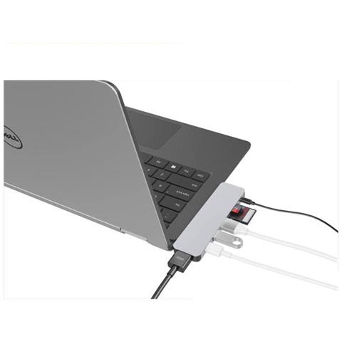 HYPER GN21D-GRAY replicatore di porte e docking station per laptop Grigio - Foto 3