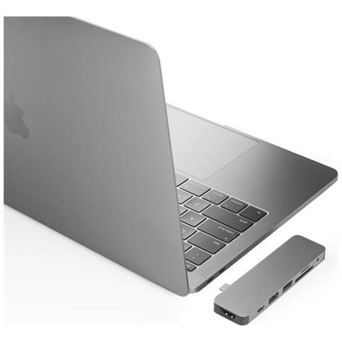 HYPER GN21D-GRAY replicatore di porte e docking station per laptop Grigio - Foto 2