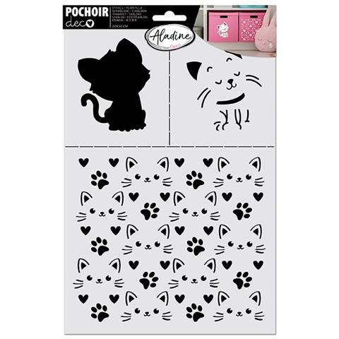 Stencil Di Decorazione - Gatto - Foto 1