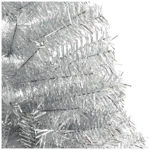 Albero di Natale a Metà con Supporto Argento 240 cm PET - Foto 8