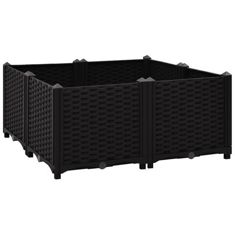 Fioriera Rialzata 80x80x38 Cm In Polipropilene - Foto 1