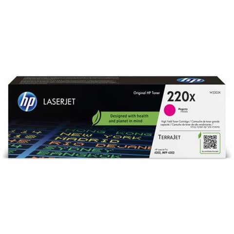 Toner W2203x N. 220x Magenta 5.500pp X M4302fdw M4302dw M4302fdn M4202dn M4202dw - Foto 1