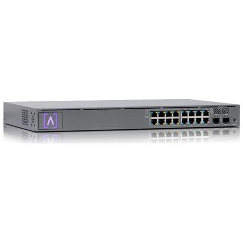 S16-poe Switch Di Rete Gestito Gigabit Ethernet (10/100/1000) Supporto Power Over Ethernet (poe) 1u Grigio - Foto 2
