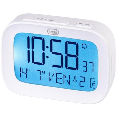 Sld3850 Bianco Orologio Digitale Sveglia Calendario Termometro - Foto 1