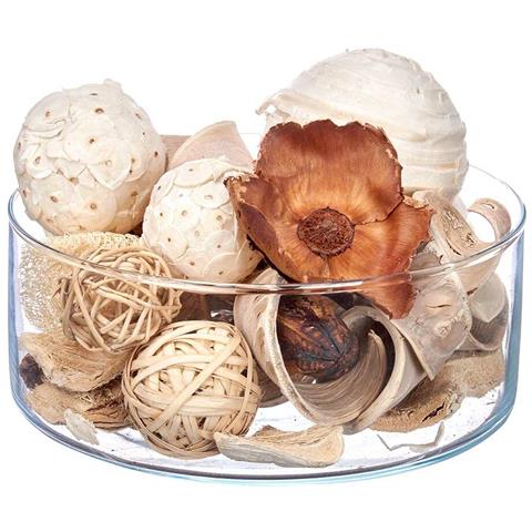 Potpourri Decorativo Bianco Marrone 19 X 40 X 14 Cm (8 Unità) - Foto 2