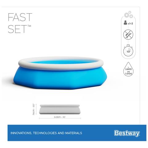 Piscina Tonde Autoportante 305x76 57266 - Foto 2