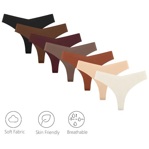 Confezione Da 6 Perizoma Invisibile Traspirante E Senza Cuciture Da Donna Xs - Foto 5