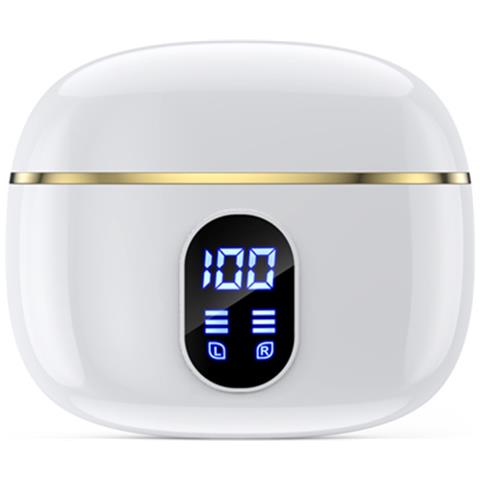 Auricolari Tws Bluetooth 5.3 Compatibili Con Siri Modello Dallas, Bianco - Foto 3