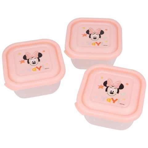 13106 contenitore portapranzo Set per borsa portapranzo Plastica Rosa, Trasparente 3 pz - Foto 1