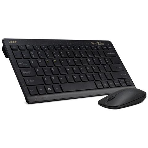 Acer Vero Combo Set Aak125 Tastiera Antimicrobica E Mouse Macaron Nero - Foto 1