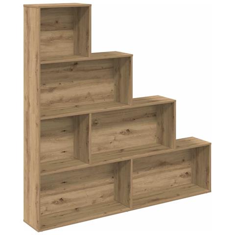 Libreria Rovere Artigianale 157x24x160 Cm Legno Multistrato - Foto 2